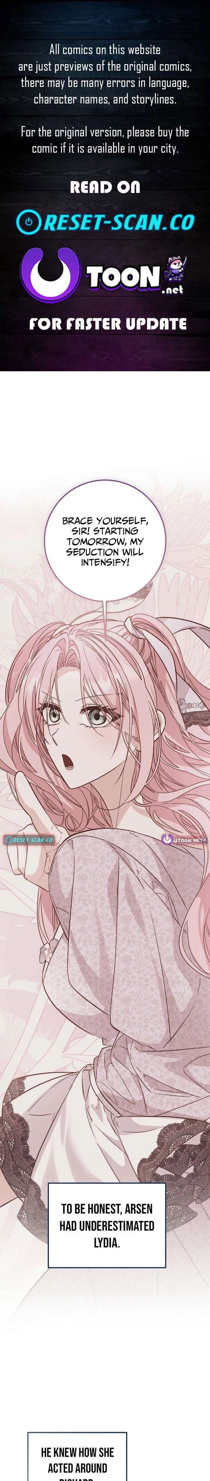 The Regressed Villainess Takes a Vow of Chastity Chapter 30 - Page 1