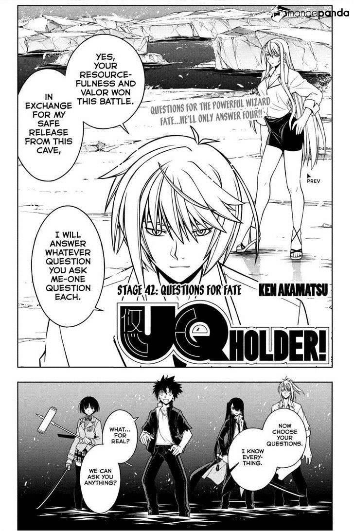 UQ Holder! Chapter 42 - Page 1