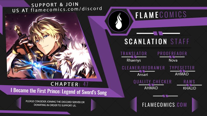 I Became the First Prince: Legend of Sword’s Song Chapter 47 - Page 1