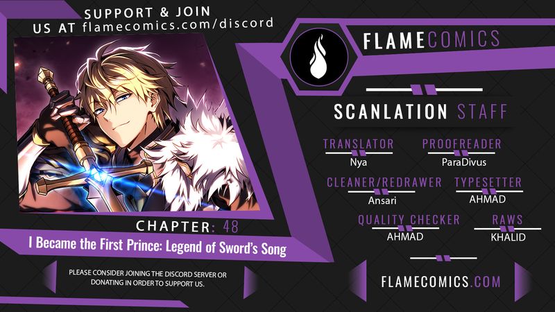 I Became the First Prince: Legend of Sword’s Song Chapter 48 - Page 1