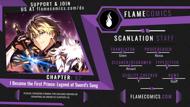 I Became the First Prince: Legend of Sword’s Song Chapter 52 - Page 1