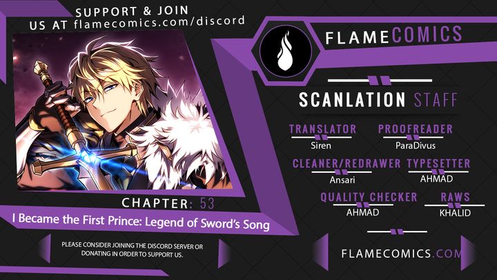 I Became the First Prince: Legend of Sword’s Song Chapter 53 - Page 1