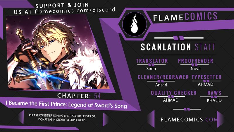 I Became the First Prince: Legend of Sword’s Song Chapter 54 - Page 1