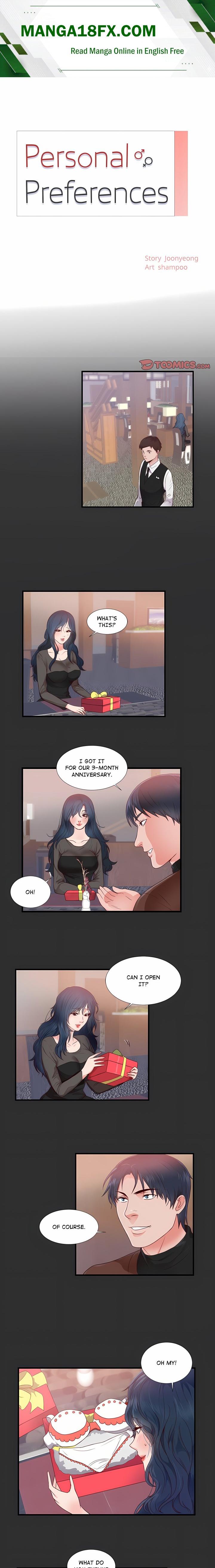 Personal Preferences Chapter 3 - Page 1