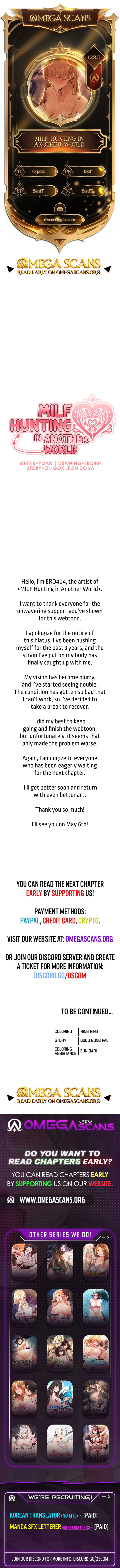 MILF Hunting In Another World Chapter 122.5 - Page 1