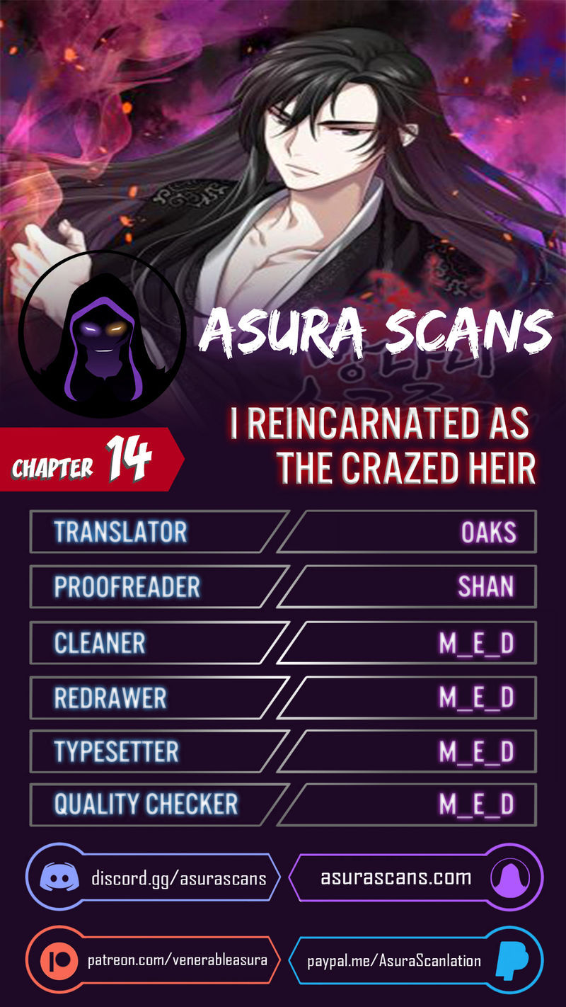 I Reincarnated As The Crazed Heir Chapter 14 - Page 1