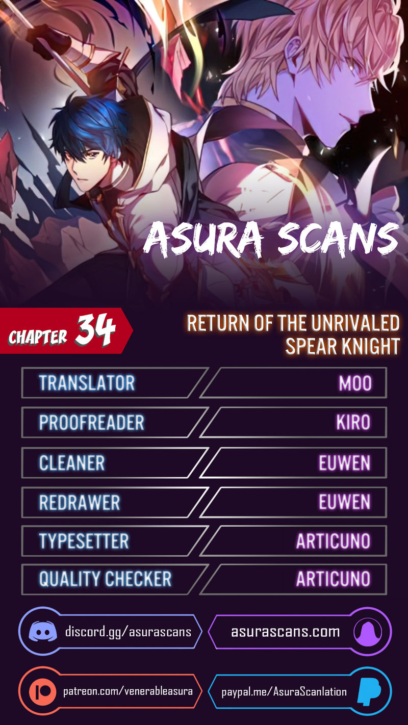 Return of the Legendary Spear Knight Chapter 34 - Page 1