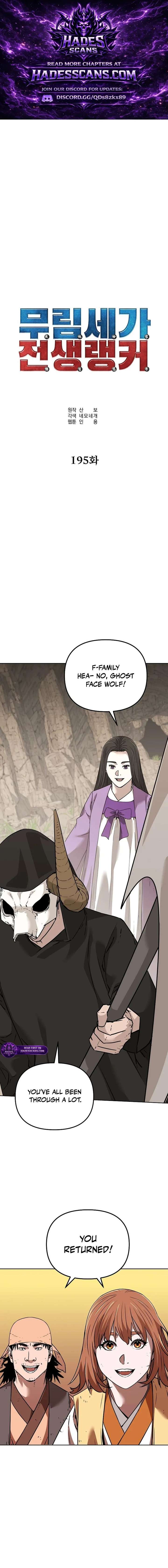 Reincarnation of the Murim Clan’s Former Ranker Chapter 195 - Page 1