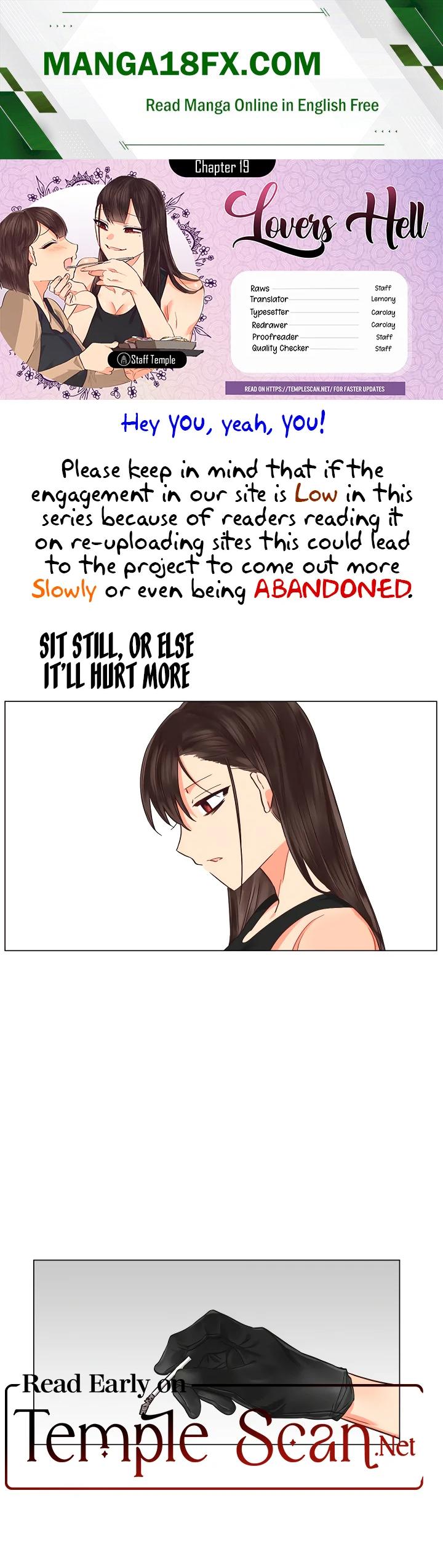 Lesbian Sex Hell Chapter 19 - Page 1
