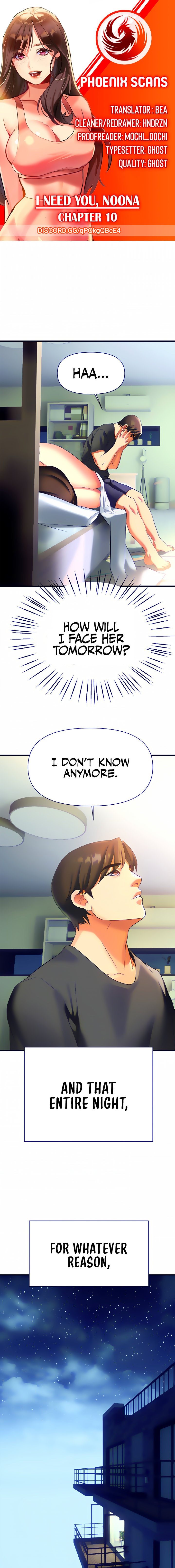 I Need You, Noona Chapter 10 - Page 1