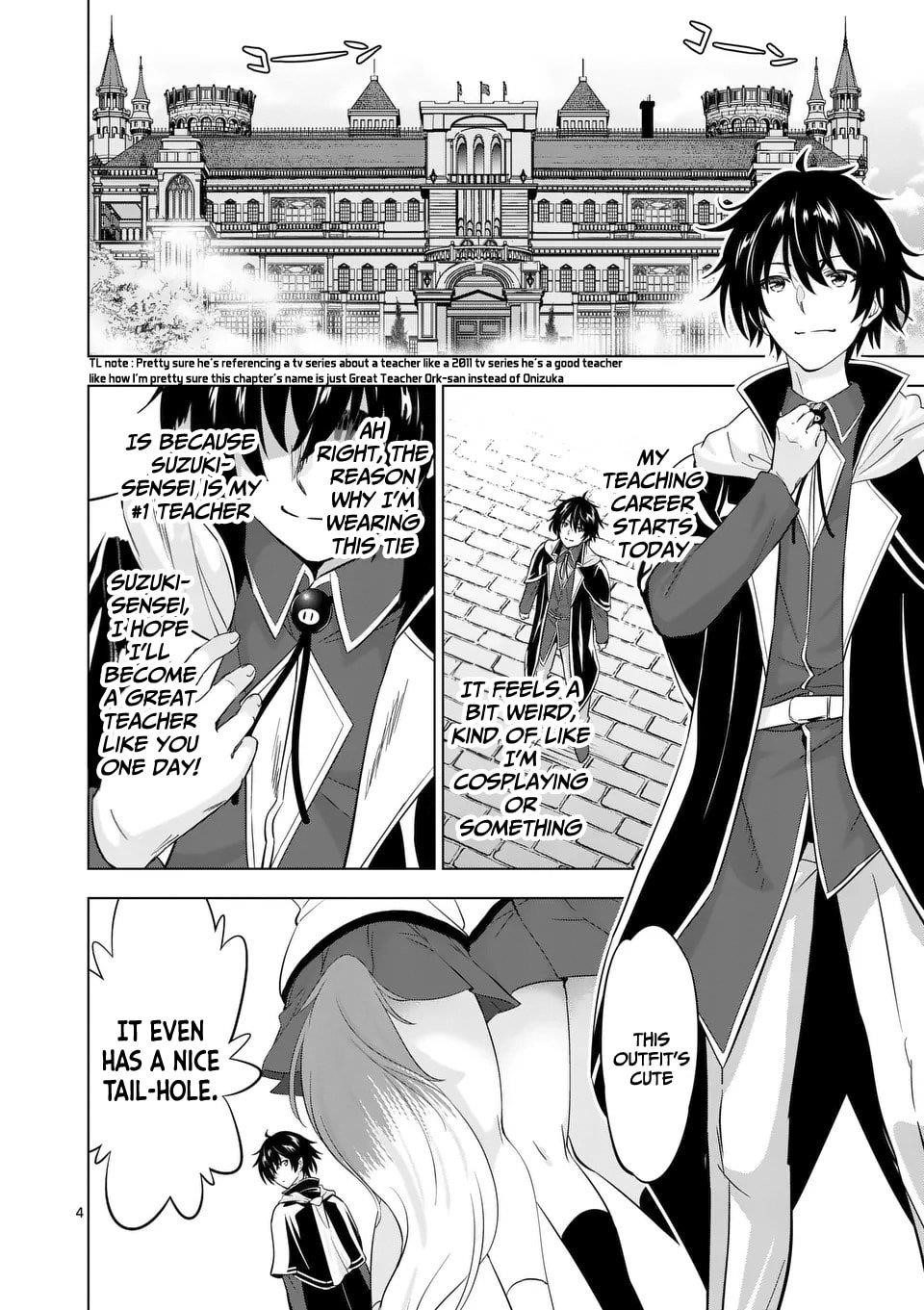 Shijou Saikyou Orc-san no Tanoshii Tanetsuke Harem Zukuri Chapter 113.1 - Page 4