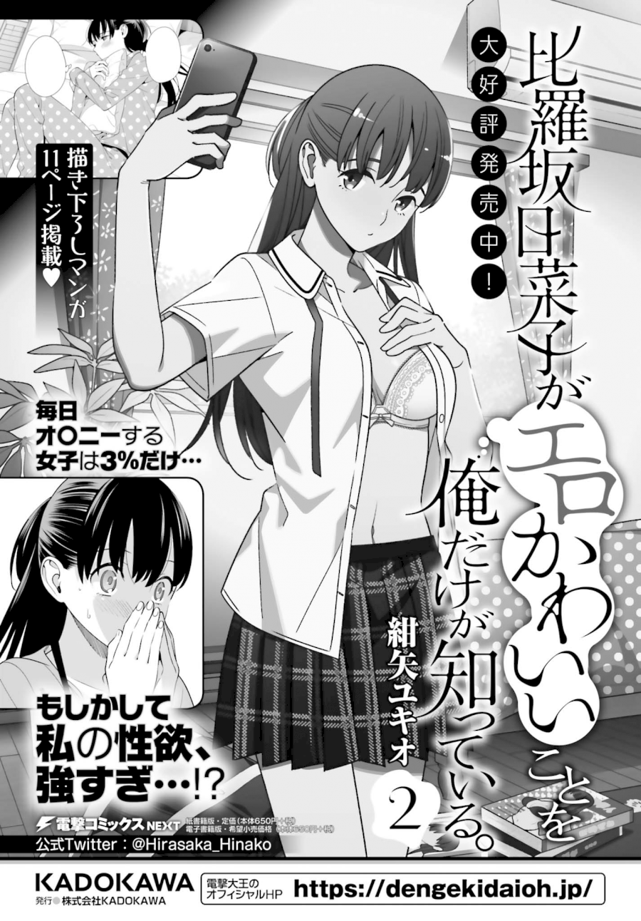Hirasaka Hinako ga Ero Kawaii koto wo Ore dake ga Shitteiru Chapter 13 - Page 1
