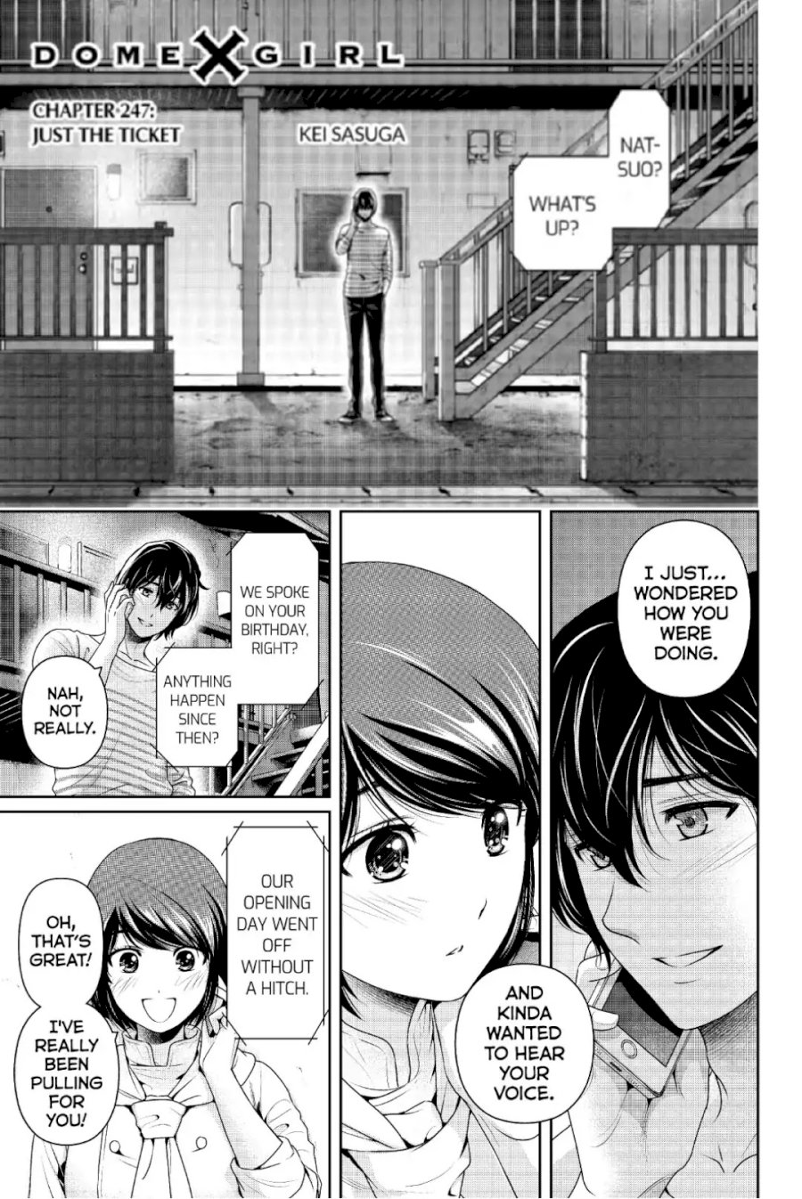 Domestic na Kanojo Chapter 247 - Page 1