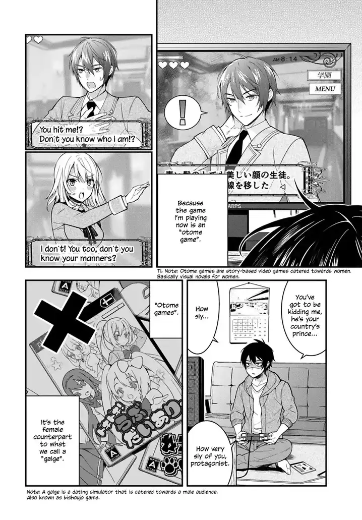 Otome Game Sekai wa Mob ni Kibishii Sekai desu Chapter 1 - Page 5
