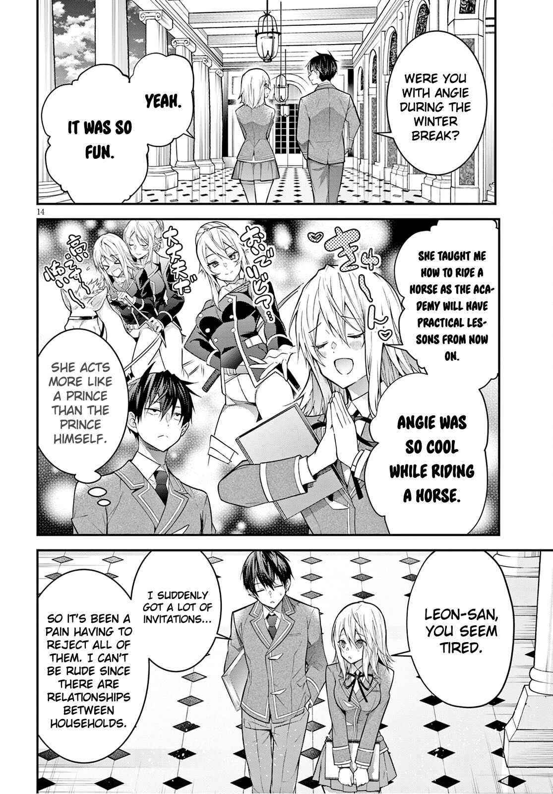 Otome Game Sekai wa Mob ni Kibishii Sekai desu Chapter 39 - Page 14