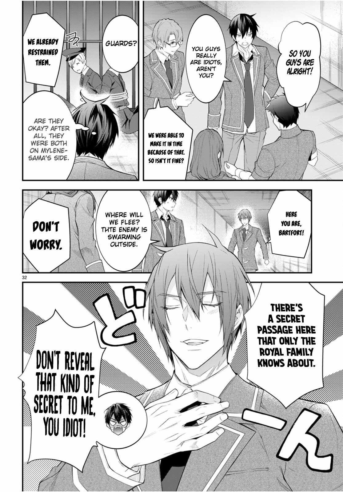 Otome Game Sekai wa Mob ni Kibishii Sekai desu Chapter 48 - Page 32