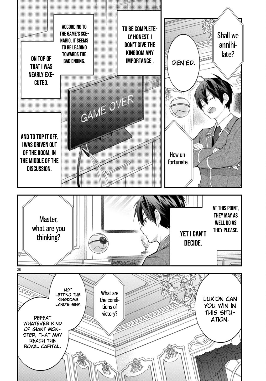 Otome Game Sekai wa Mob ni Kibishii Sekai desu Chapter 49 - Page 20