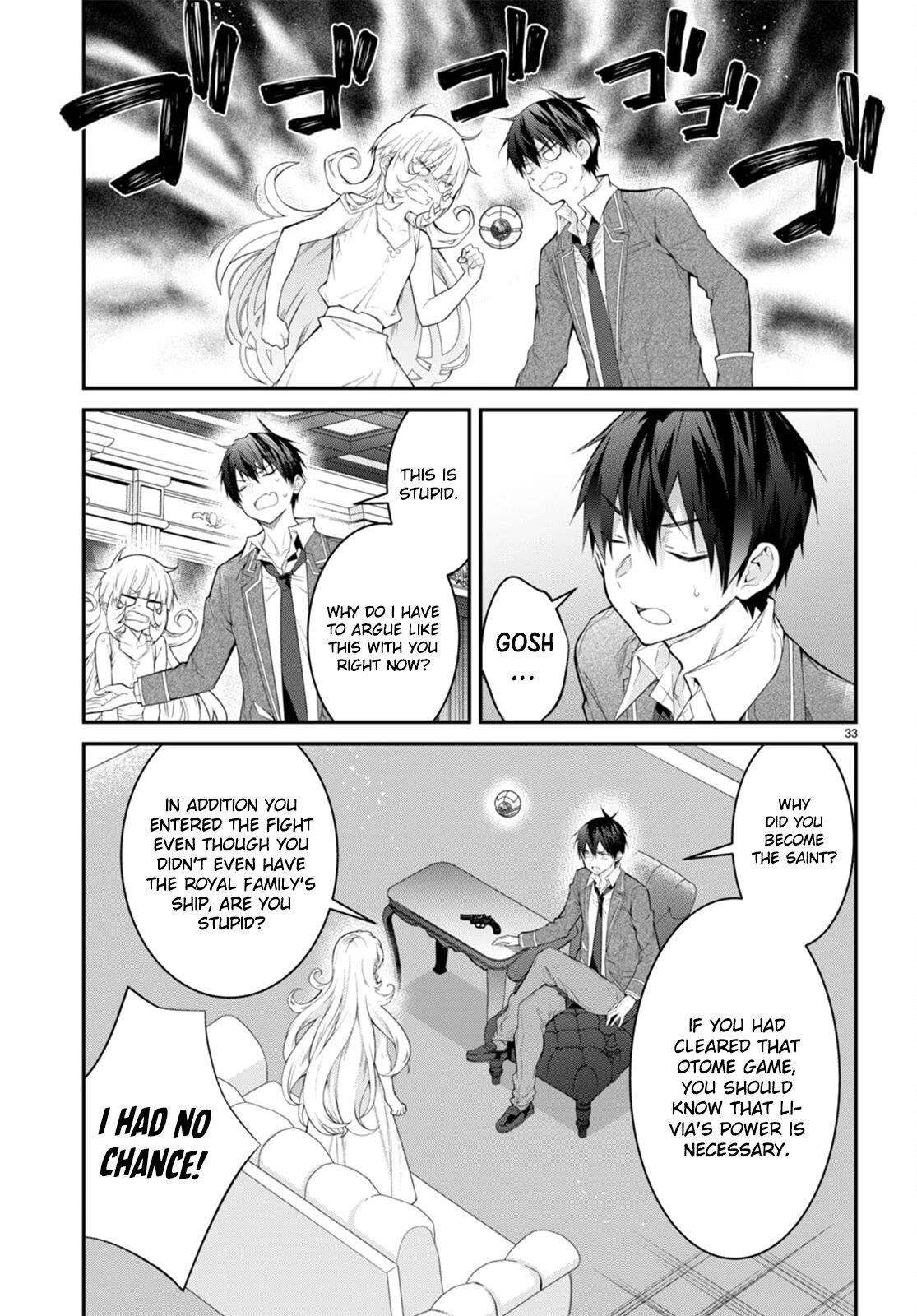 Otome Game Sekai wa Mob ni Kibishii Sekai desu Chapter 51 - Page 33