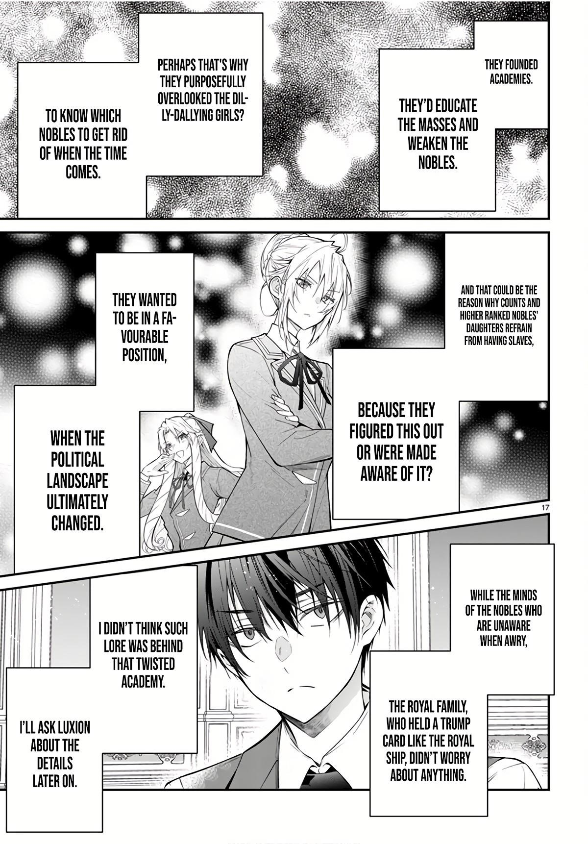 Otome Game Sekai wa Mob ni Kibishii Sekai desu Chapter 64 - Page 17