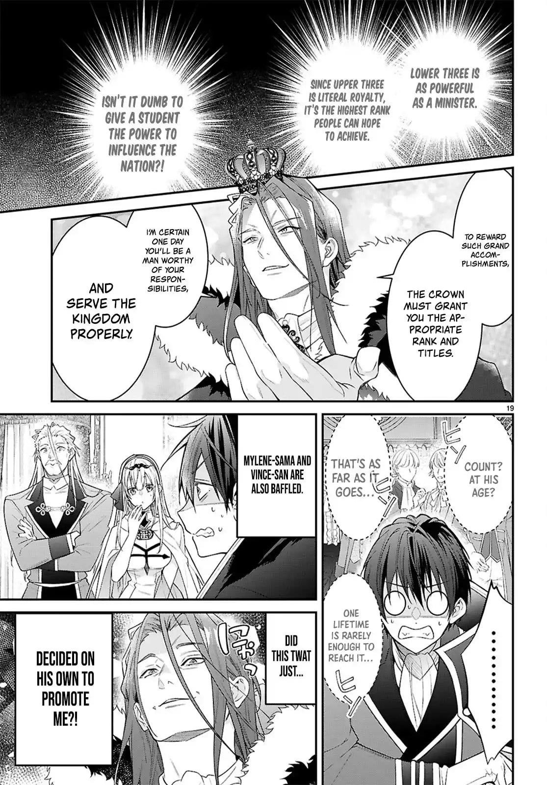Otome Game Sekai wa Mob ni Kibishii Sekai desu Chapter 66 - Page 19