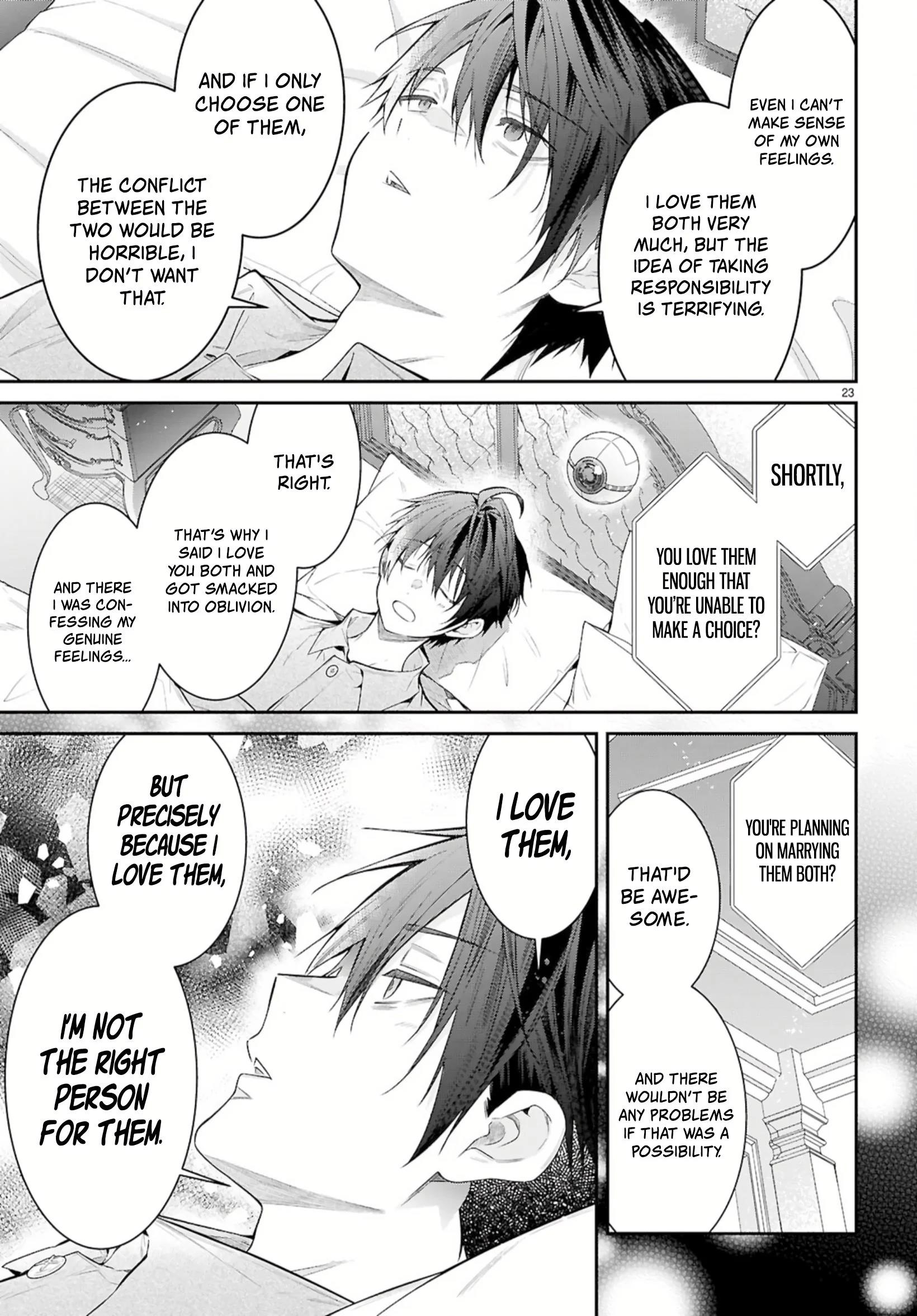 Otome Game Sekai wa Mob ni Kibishii Sekai desu Chapter 67 - Page 23