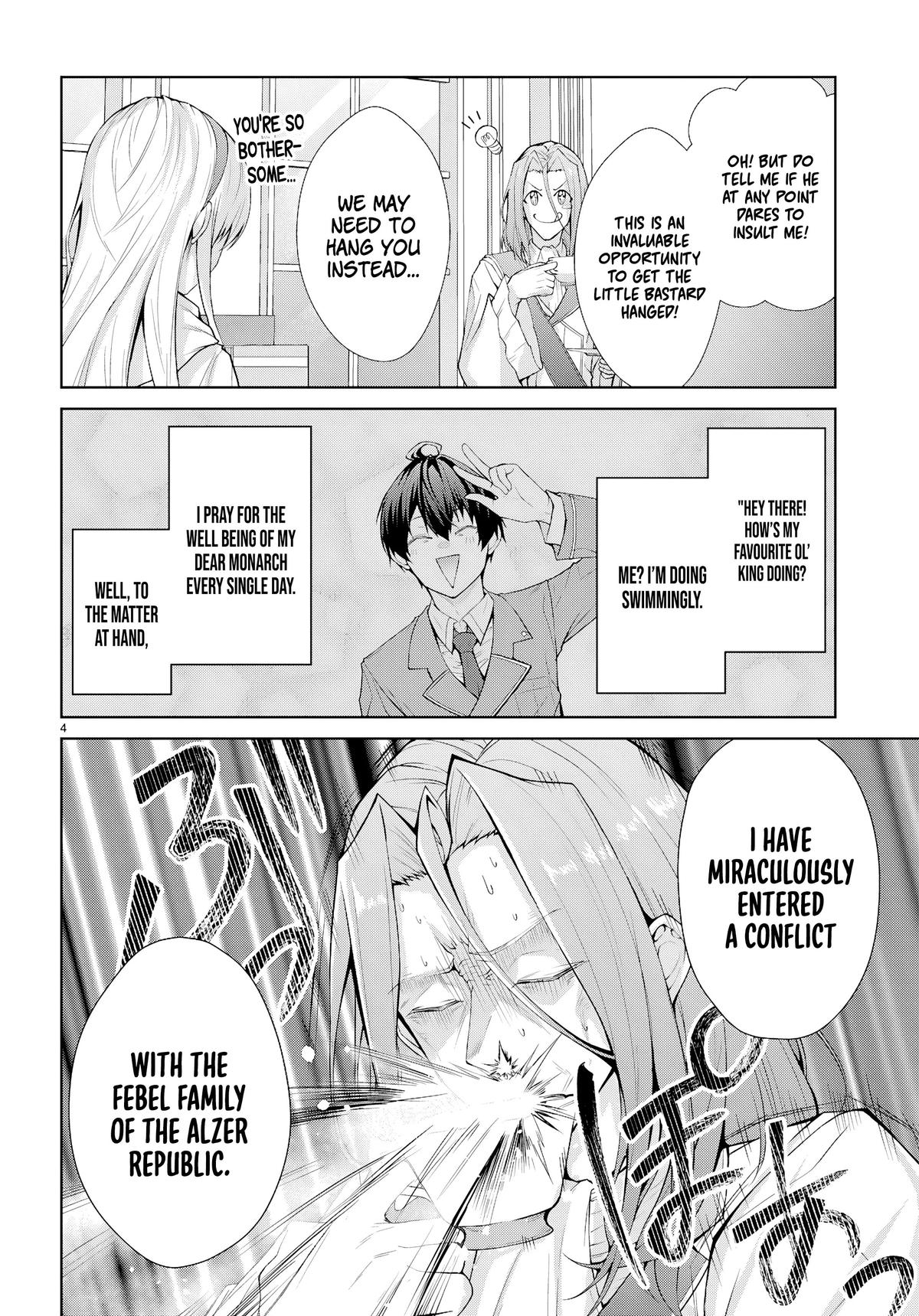 Otome Game Sekai wa Mob ni Kibishii Sekai desu Chapter 74 - Page 4