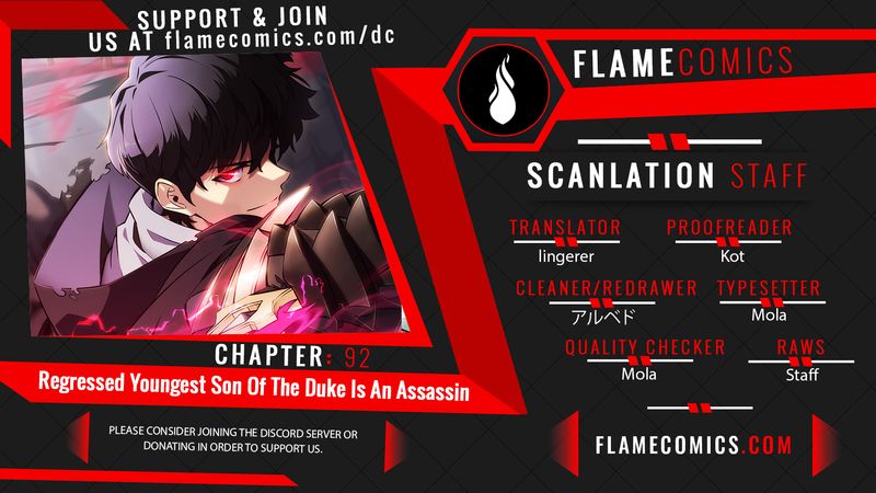The Regressed Son of a Duke is an Assassin Chapter 92 - Page 1