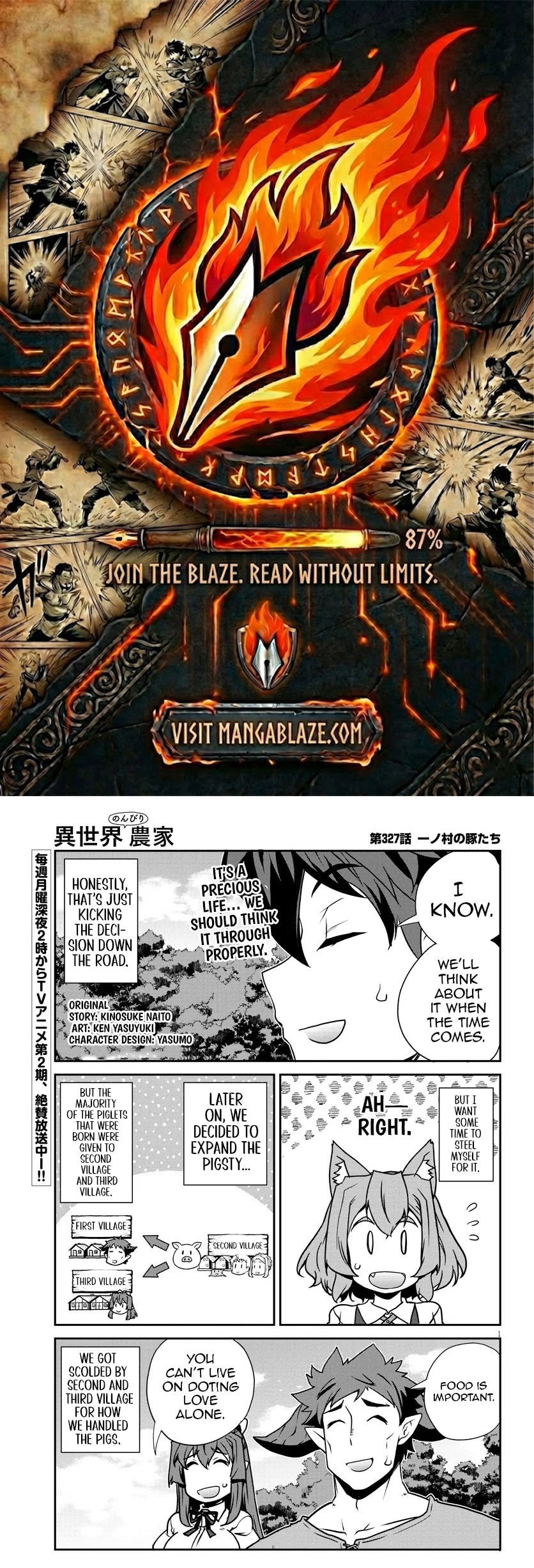 Isekai Nonbiri Nouka Chapter 327 - Page 1