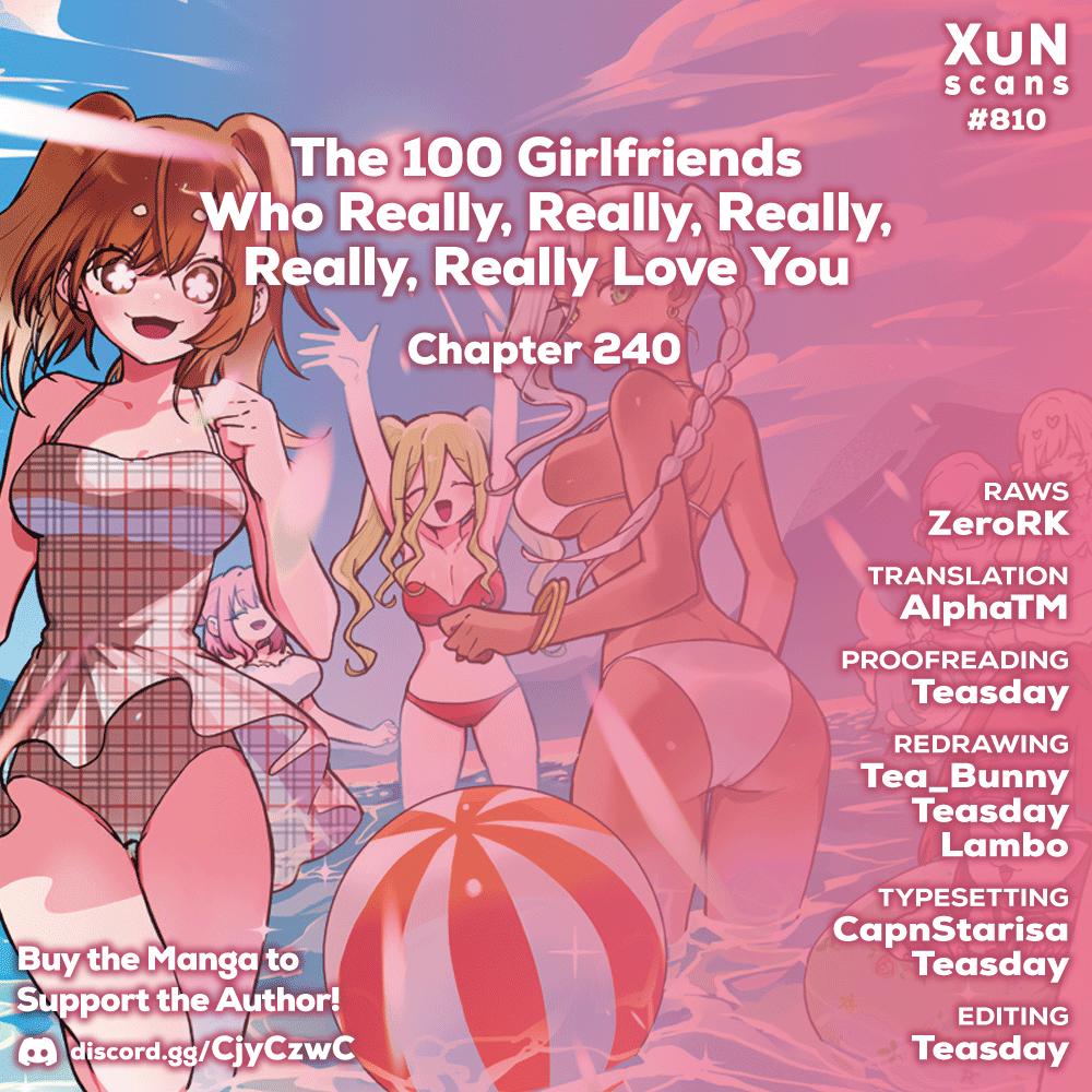 The 100 Girlfriends Who Really, Really, Really, Really, Really Love You Chapter 240 - Page 1