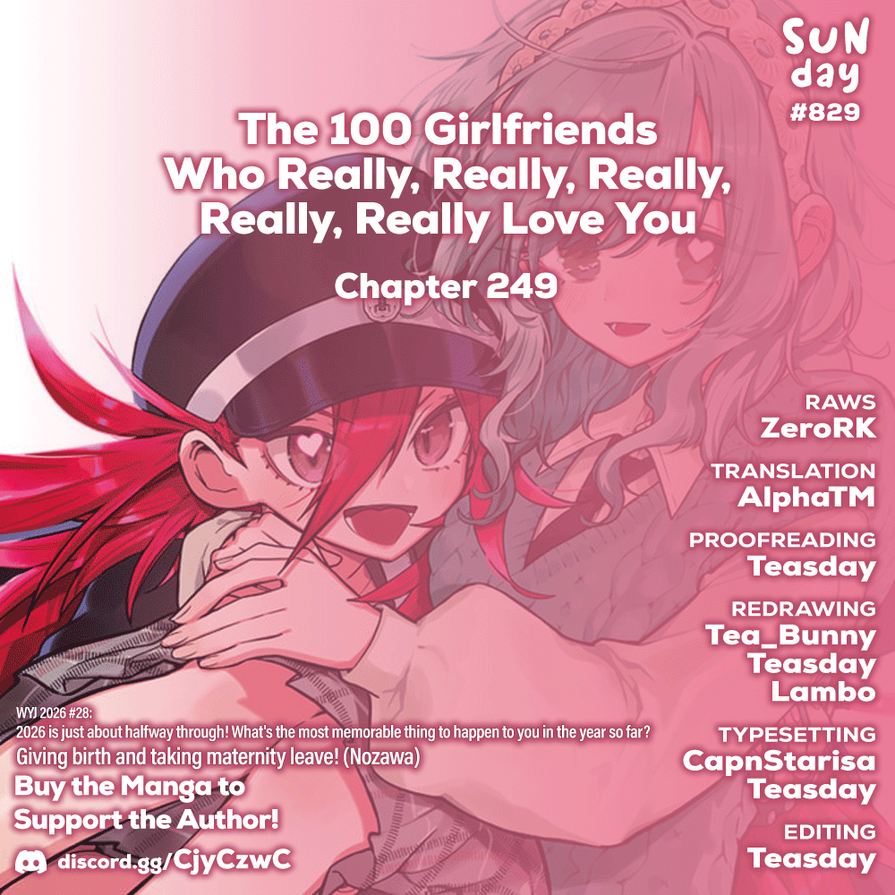 The 100 Girlfriends Who Really, Really, Really, Really, Really Love You Chapter 249 - Page 1