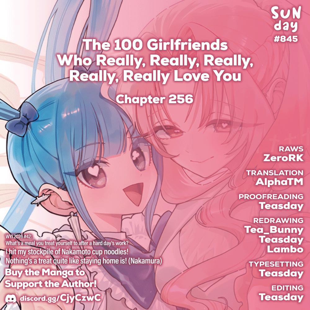 The 100 Girlfriends Who Really, Really, Really, Really, Really Love You Chapter 256 - Page 1