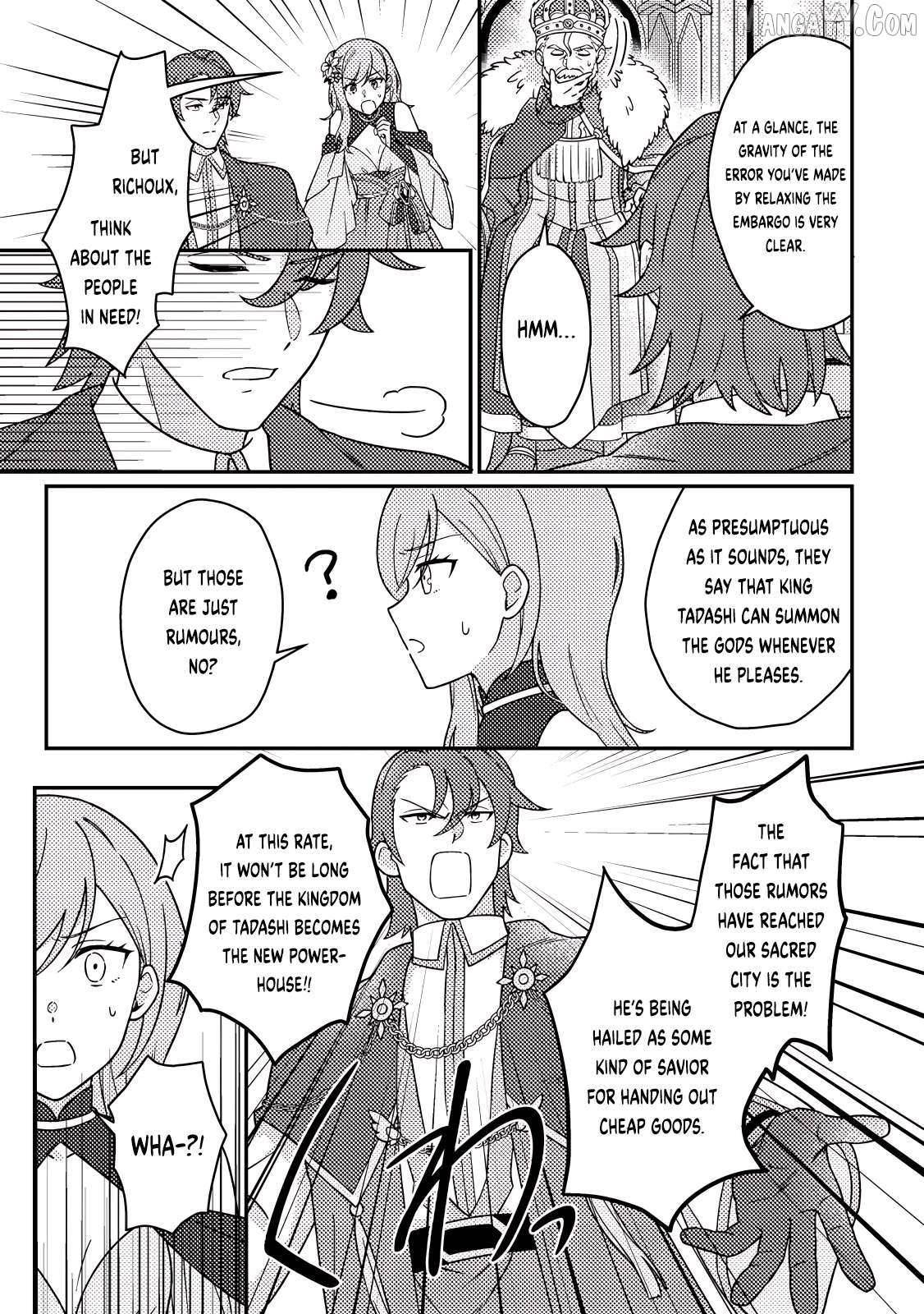 Revolution in production with the blessings of the gods – While living a leisurely, slow life in a corner of another world, somehow a diverse group of people gathered to form the strongest nation… Chapter 27.3 - Page 6