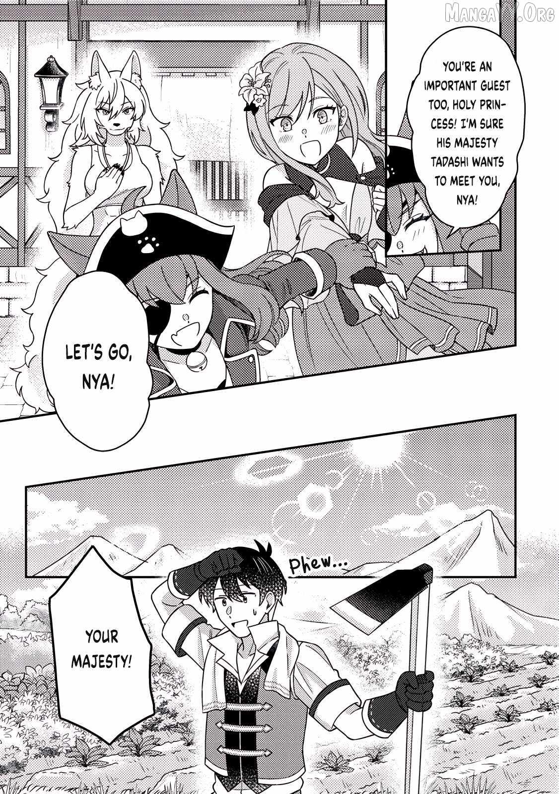 Revolution in production with the blessings of the gods – While living a leisurely, slow life in a corner of another world, somehow a diverse group of people gathered to form the strongest nation… Chapter 30.2 - Page 10