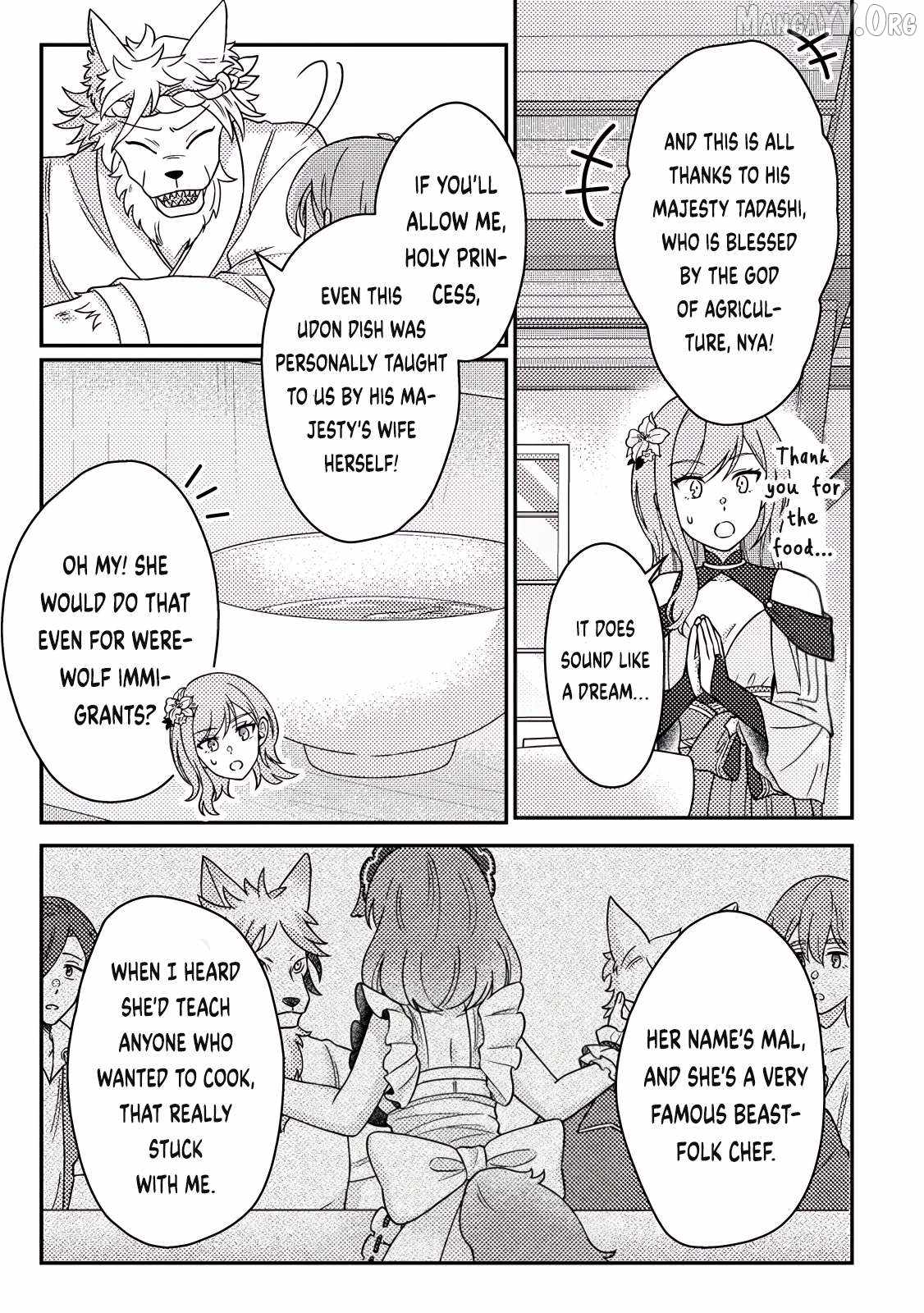 Revolution in production with the blessings of the gods – While living a leisurely, slow life in a corner of another world, somehow a diverse group of people gathered to form the strongest nation… Chapter 30.2 - Page 8