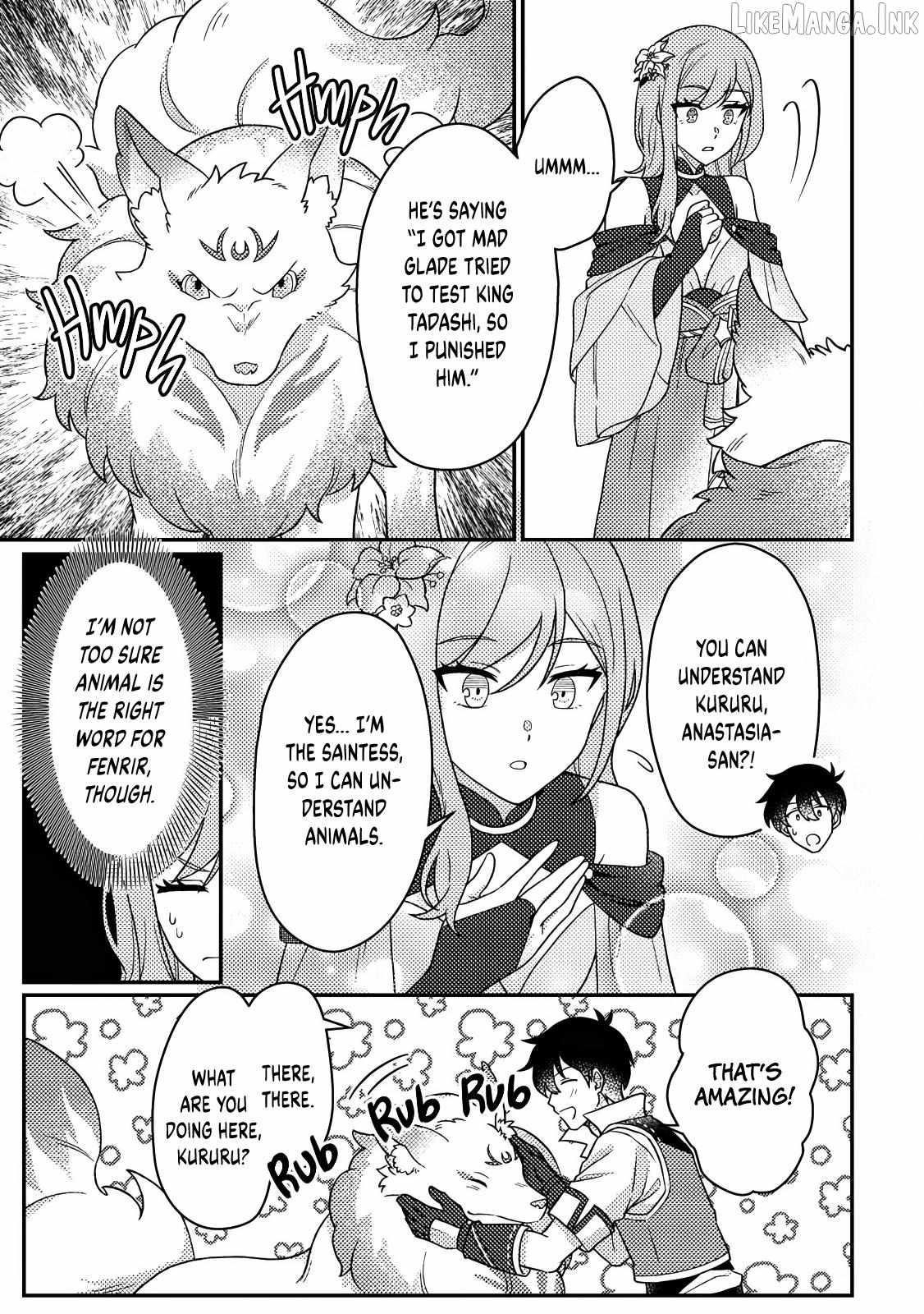 Revolution in production with the blessings of the gods – While living a leisurely, slow life in a corner of another world, somehow a diverse group of people gathered to form the strongest nation… Chapter 32.1 - Page 5