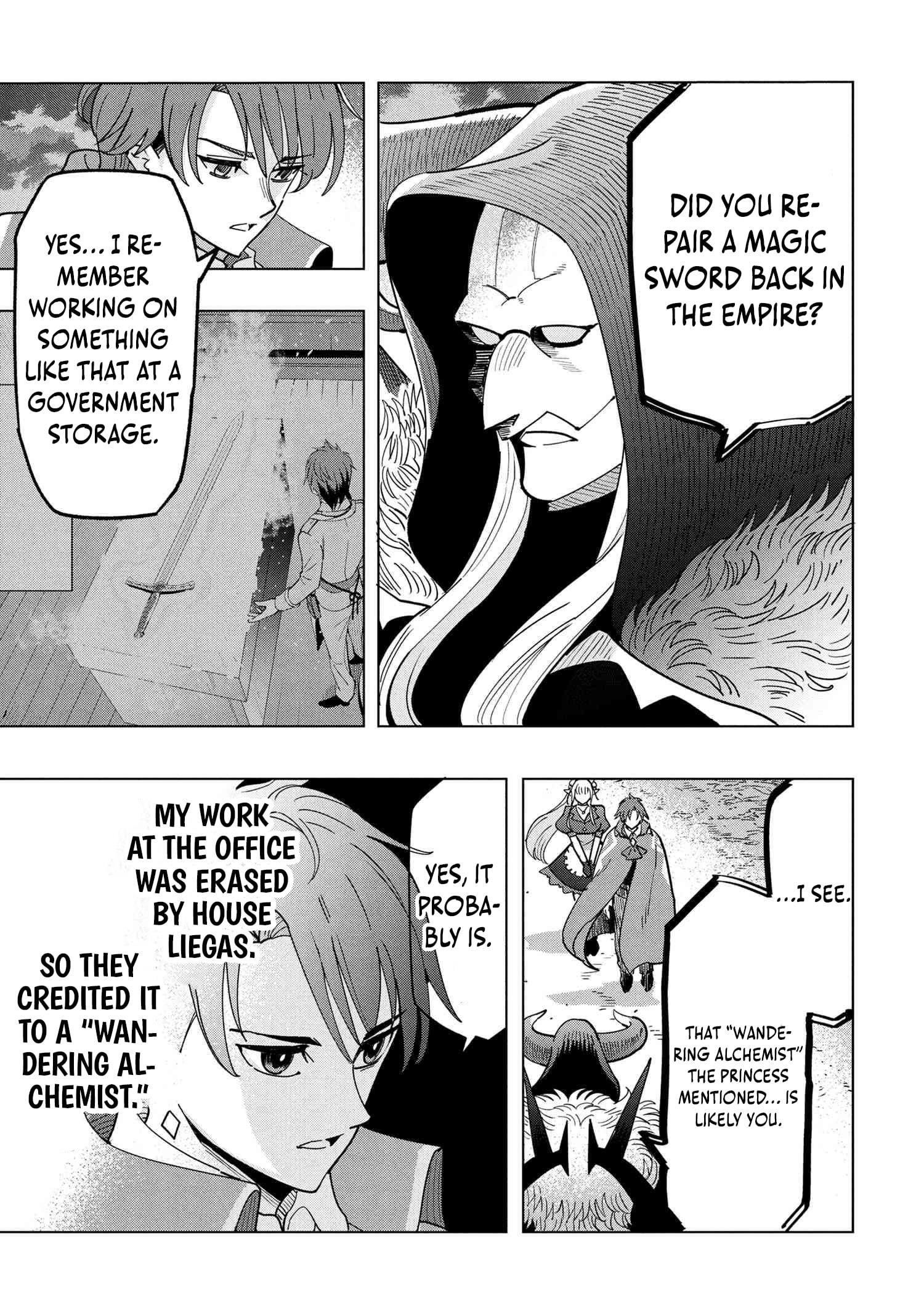 The Creation Alchemist Enjoys Freedom -If I Am Exiled From My Hometown, I Can Make Magic Items With Transcendent Effects at the Knees of the Demon Lord- Chapter 17 - Page 23