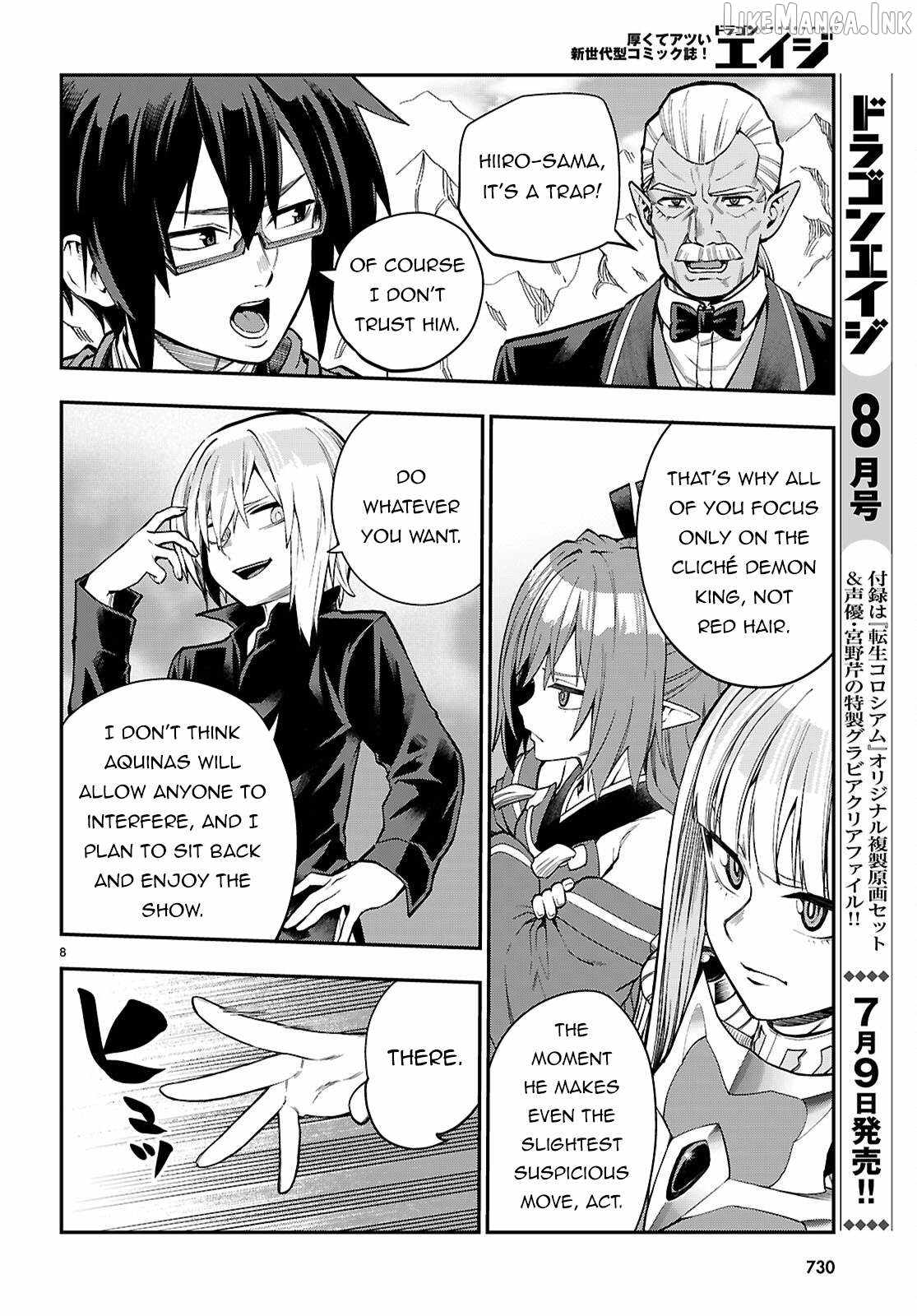 Konjiki No Moji Tsukai – Yuusha Yonin Ni Makikomareta Unique Cheat Chapter 131 - Page 8