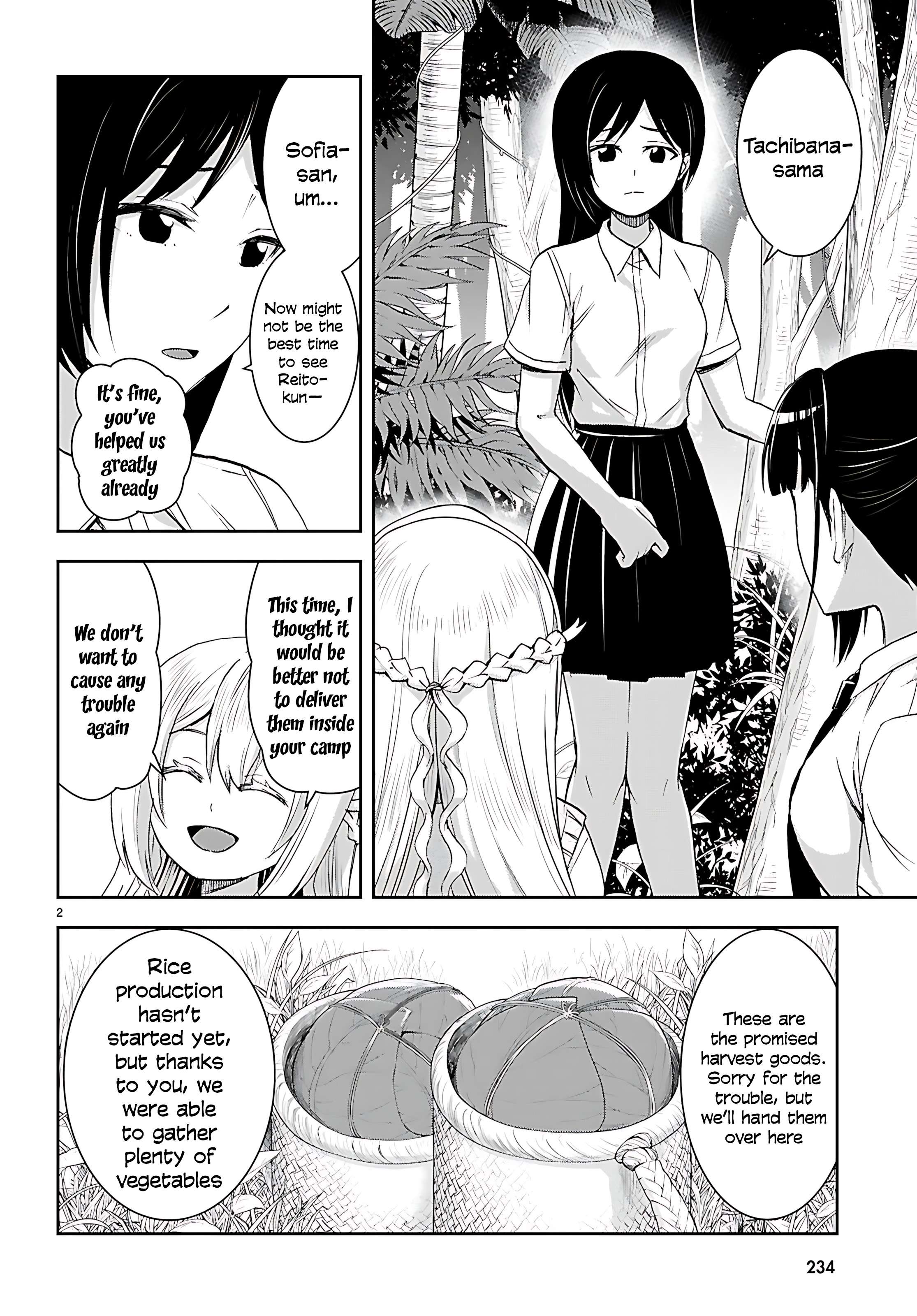 Isekai Yurutto Survival Seikatsu: Gakkou No Minna To Isekai No Mujintou Ni Tenishitakedo Ore Dake Rakushou Desu Chapter 45 - Page 4