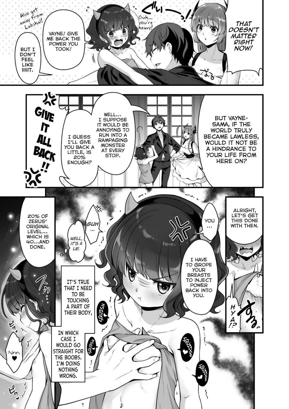 When I Was Playing Eroge With VR, I Was Reincarnated In A Different World, I Will Enslave All The Beautiful Demon Girls ~Crossout Saber~ Chapter 5 - Page 5
