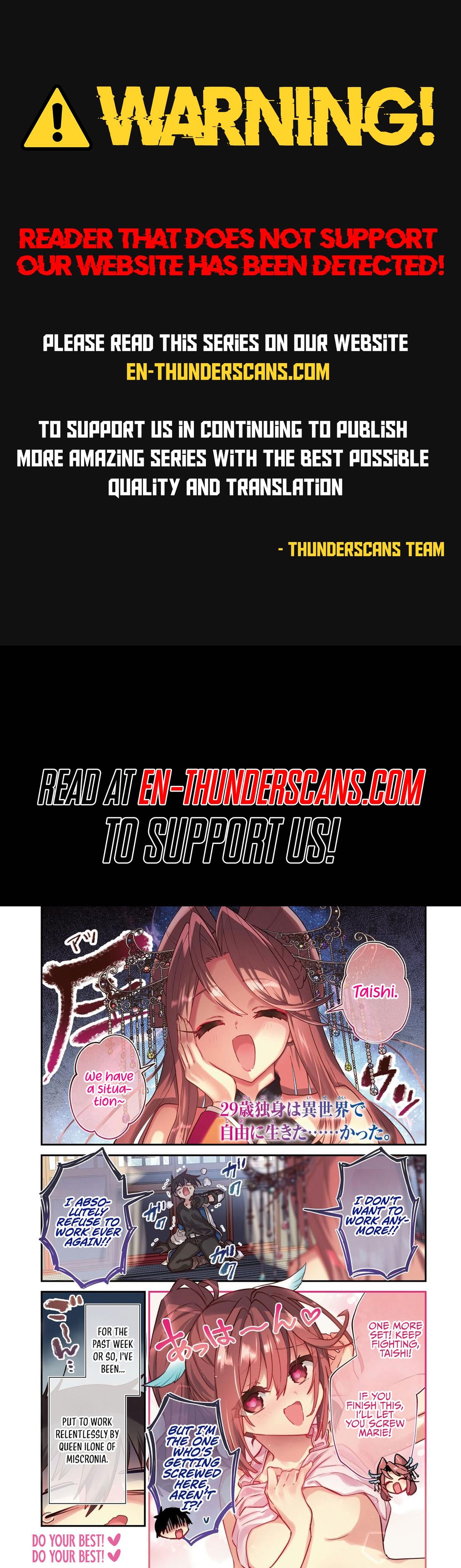29-Sai Dokushin Wa Isekai De Jiyuu Ni Ikita……katta Chapter 43.1 - Page 1