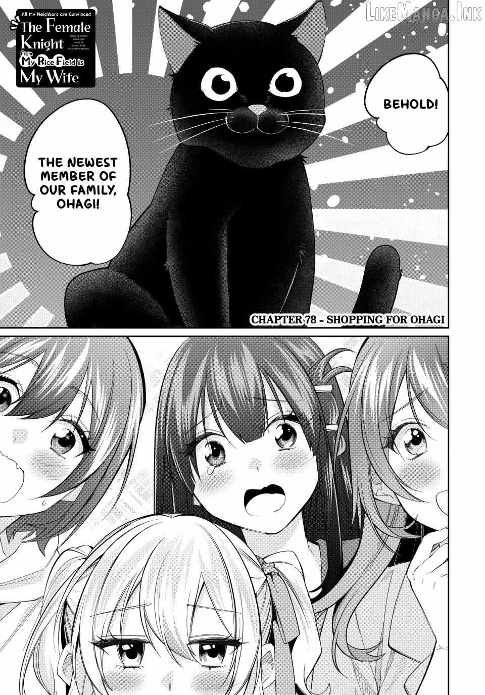 I Found a Female Knight in a Rice Field, in the Countryside They Think She’s My Wife Chapter 78 - Page 1