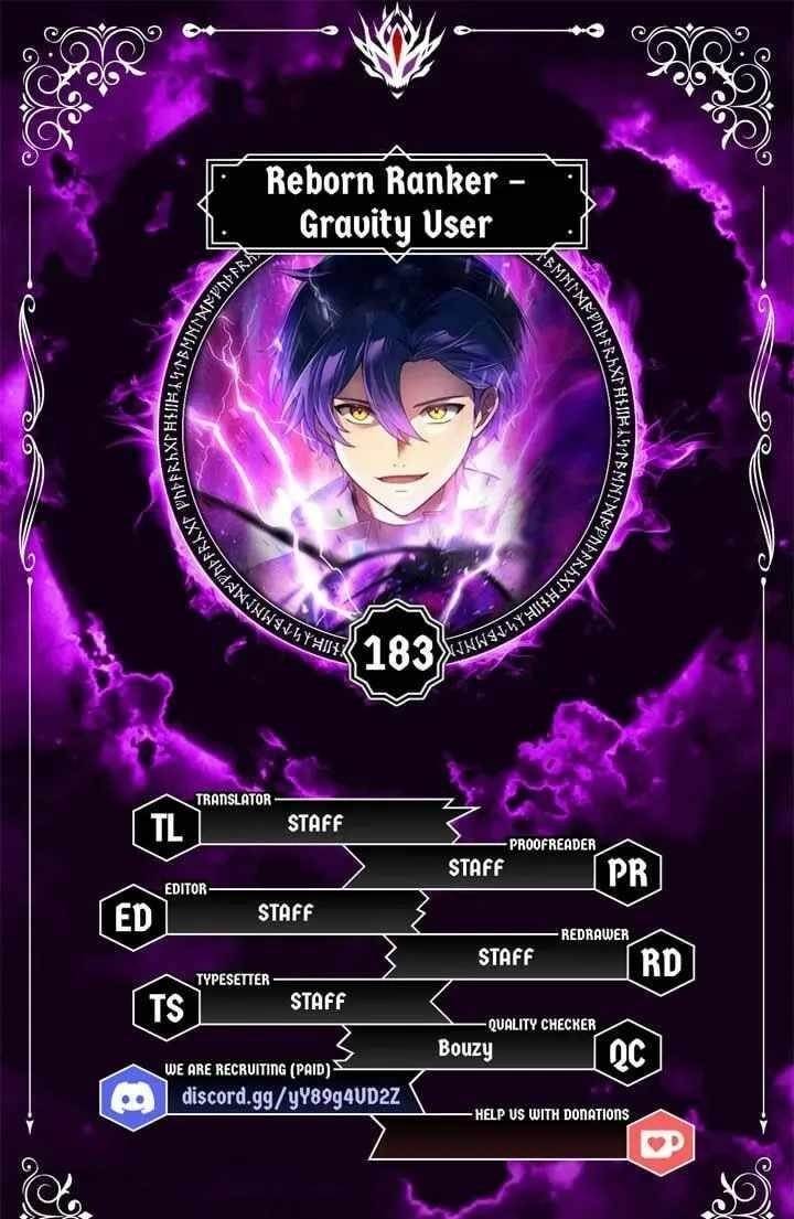 Reborn Ranker – Gravity User Chapter 183 - Page 1