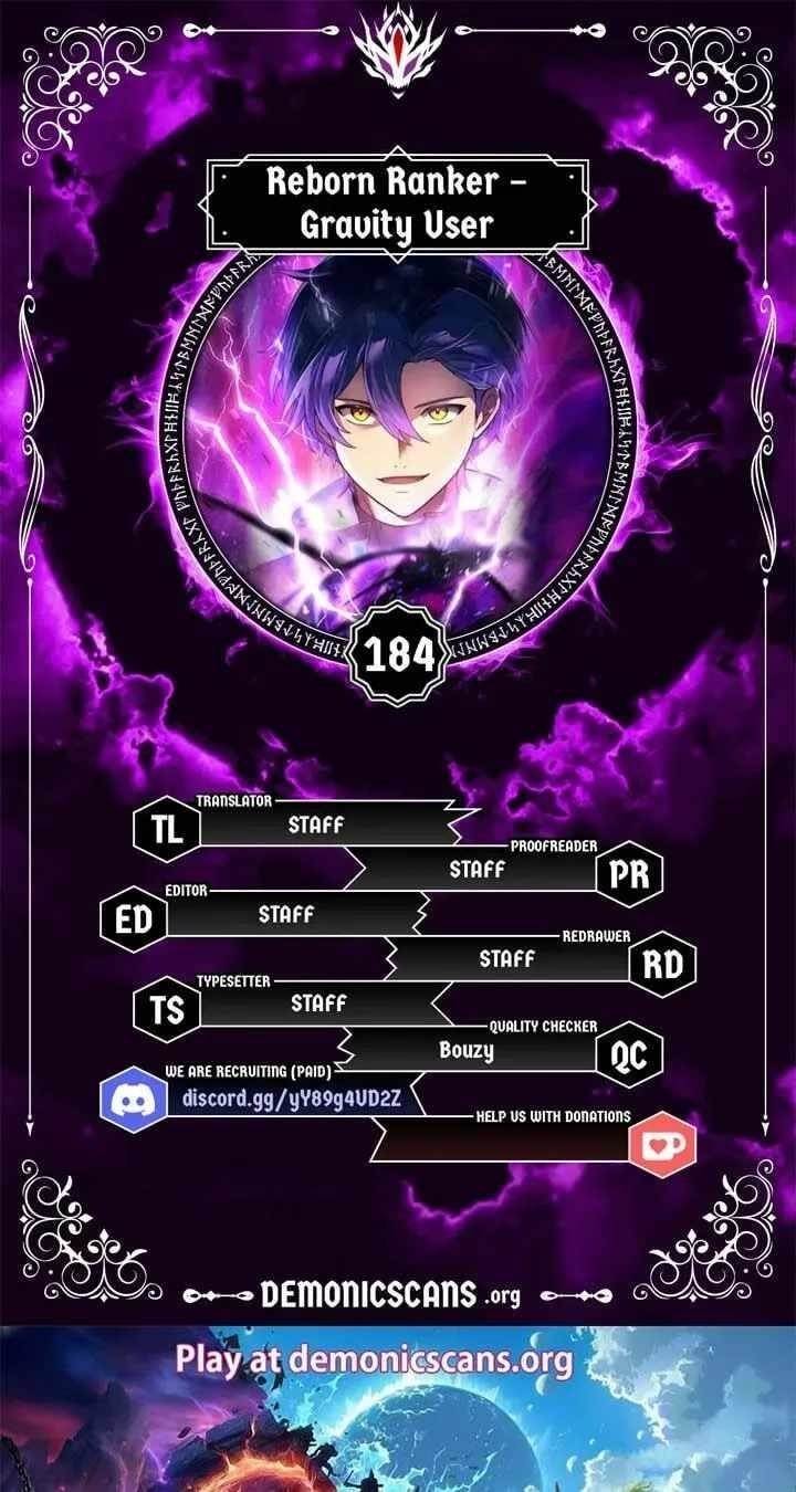 Reborn Ranker – Gravity User Chapter 184 - Page 1