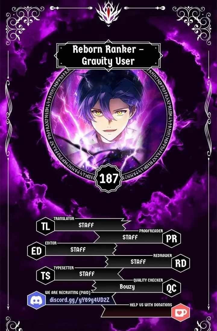 Reborn Ranker – Gravity User Chapter 187 - Page 1