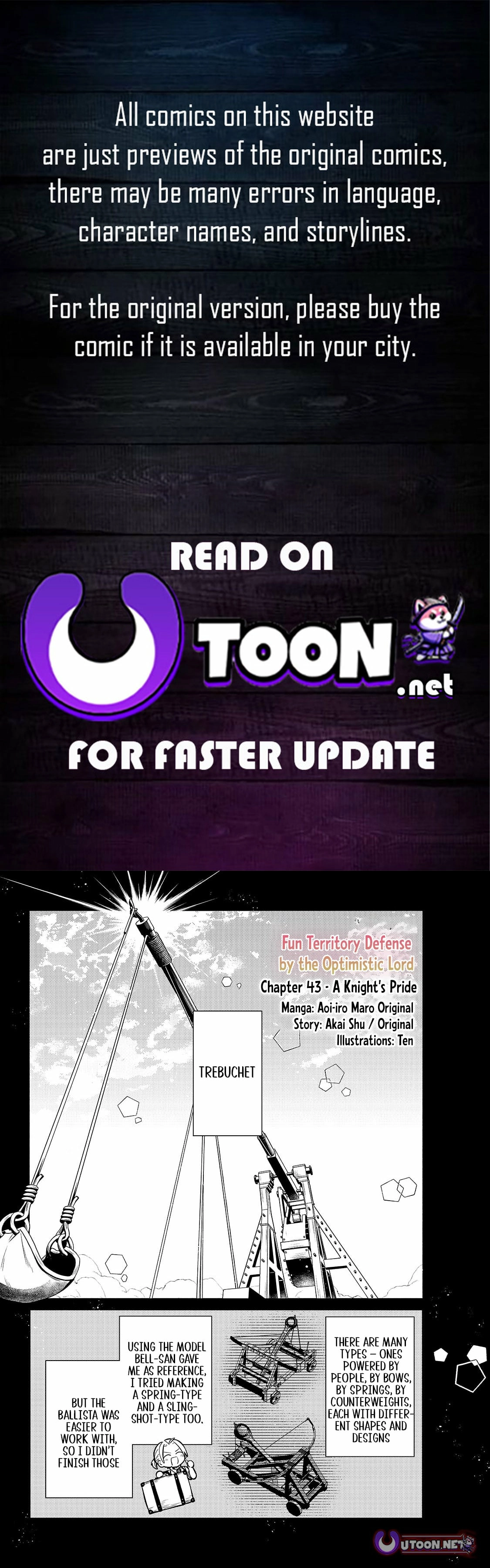 Fun Territory Defense by the Optimistic Lord Chapter 43.1 - Page 1