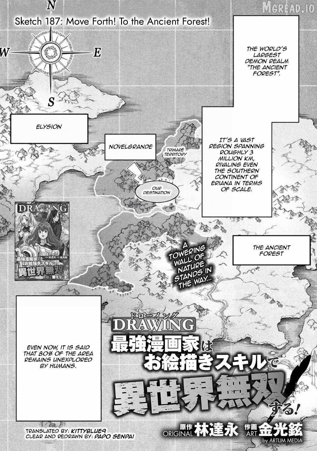 Drawing: Saikyou Mangaka wa Oekaki Skill de Isekai Musou Suru! Chapter 187 - Page 1