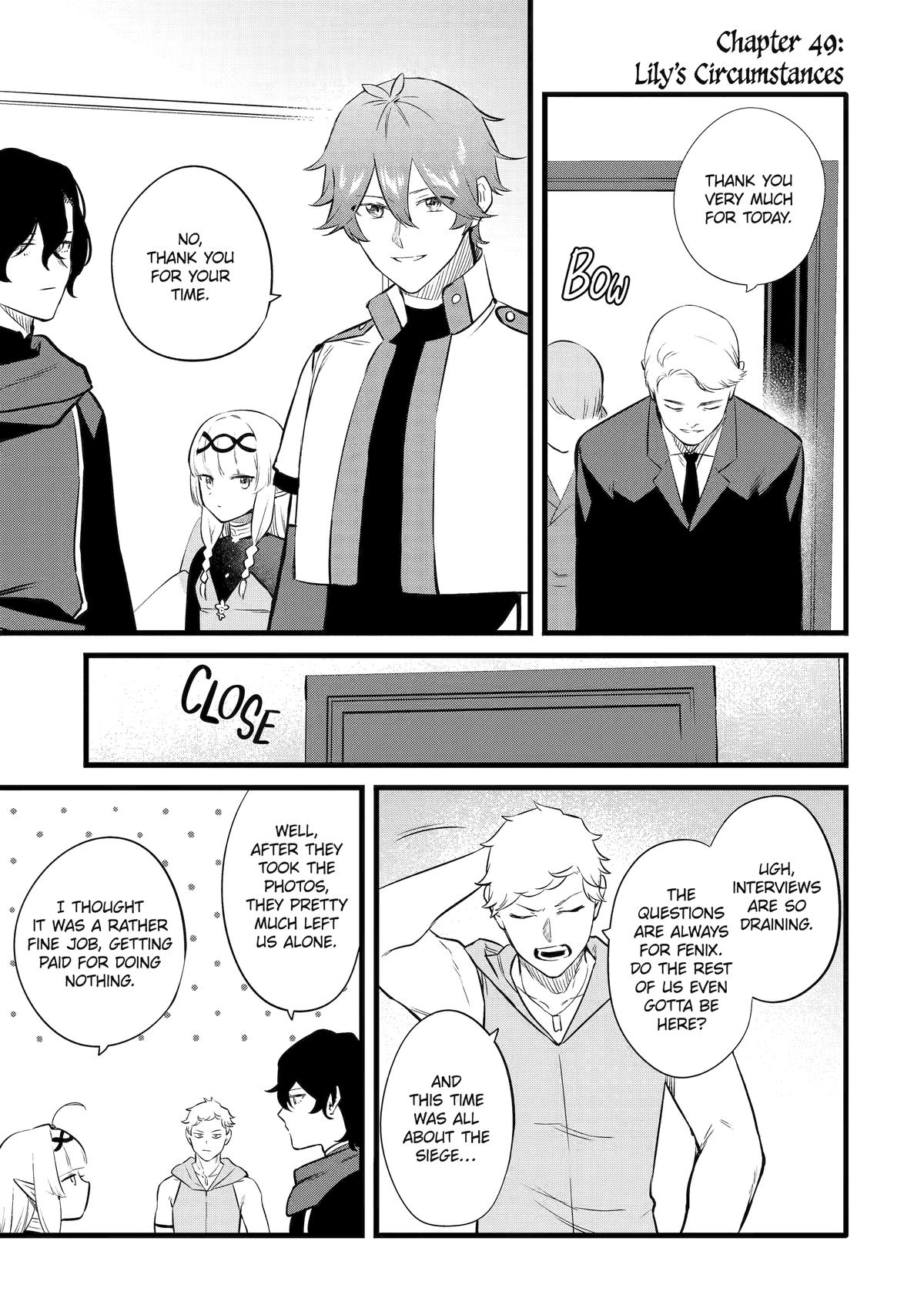 Welcome to the Impregnable Demon King Castle ~The Black Mage Who Got Kicked Out of the Hero Party Due to His Unnecessary Debuffs Gets Welcomed by the Top Brass of the Demon King’s Army~ Chapter 49 - Page 1