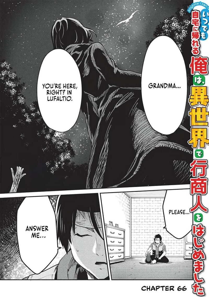 Itsudemo Jitaku Ni Kaerareru Ore Wa, Isekai De Gyoushounin O Hajimemashita Chapter 66 - Page 1