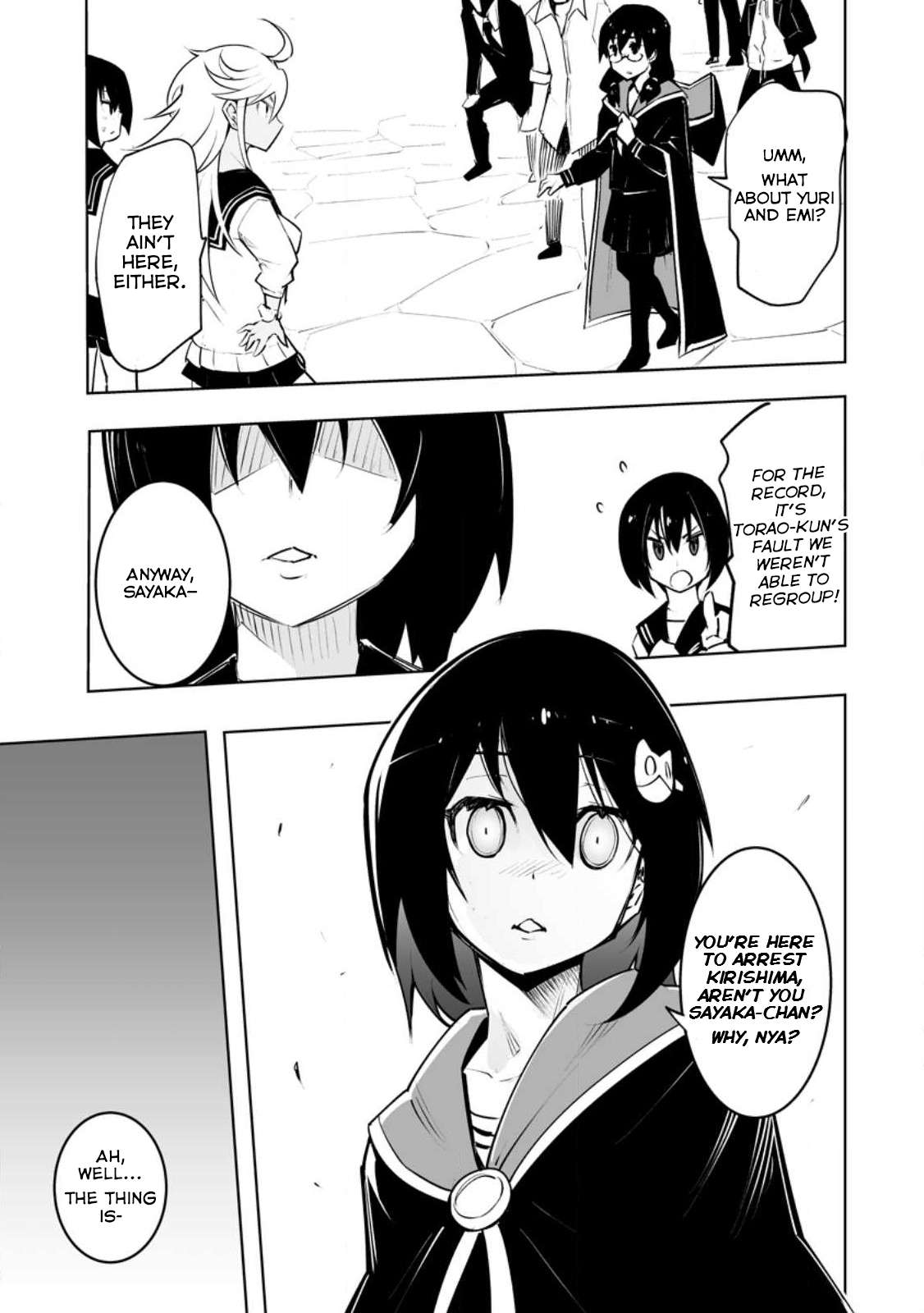 Because I was excluded out of the class transfer, I decided make a classmate harem Chapter 34.3 - Page 3