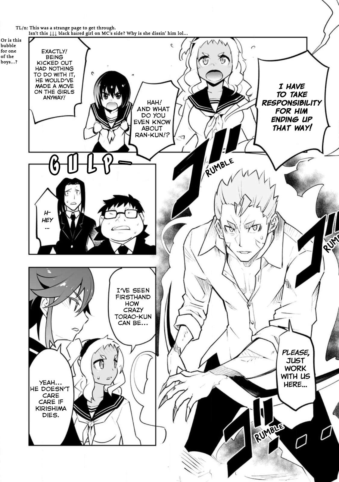 Because I was excluded out of the class transfer, I decided make a classmate harem Chapter 34.3 - Page 8